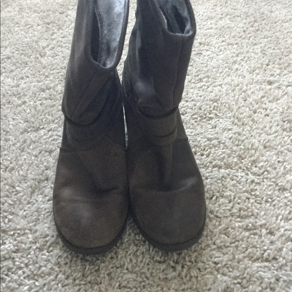 Leather Booties with 2 Buckles - Picture 8 of 8